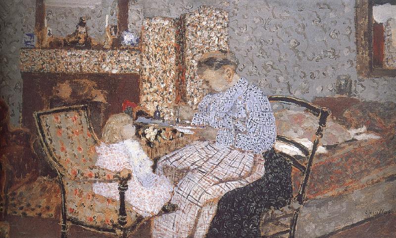 Edouard Vuillard Annette soup Sweden oil painting art